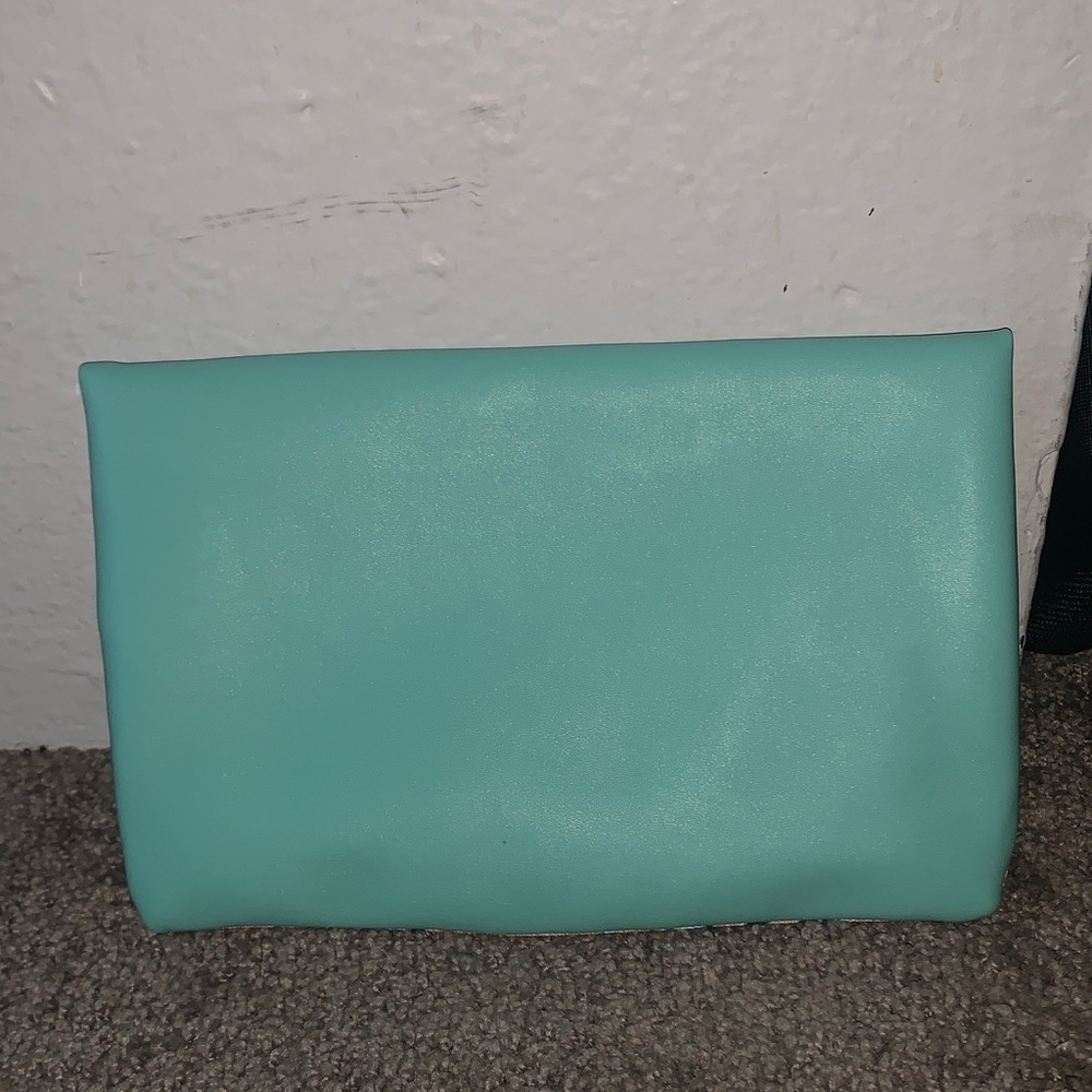 Rachel Pally Aqua and Peach Clutch - Picture 9 of 13